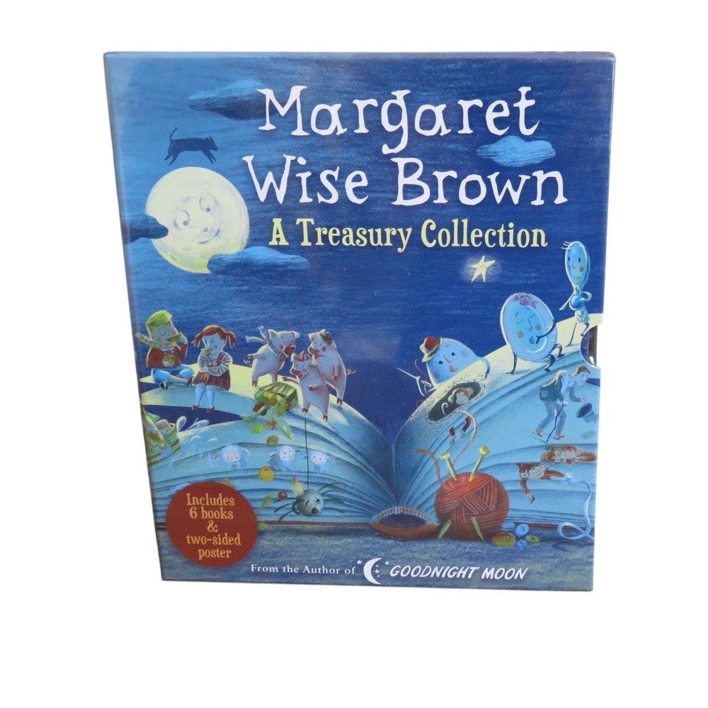 Margaret Wise Brown A Treasury Collection 6 Book Box Set with Poster New Sealed
